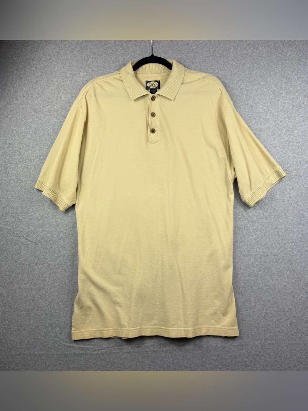 Tommy Bahama Light Beige Short-Sleeve Polo